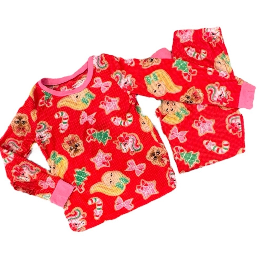 Jojo Siwa Girls Exclusive Long Sleeve Christmas Pajamas, 2 Piece Set, Size 7/8 - Picture 2 of 4